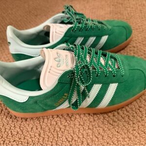 ADIDAS Gazelles in green